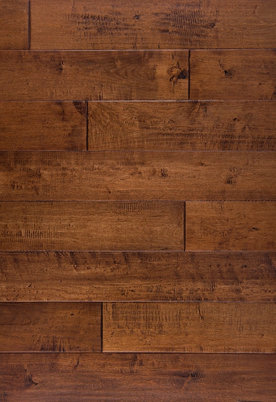 Kinesisk lönn 125 handskrapade massiva trägolv Kinesisk lönn 125 handskrapade massiva trägolv