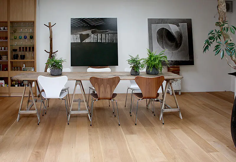 Natural White Oak OA001-9 Engineered Wood Flooring Plank